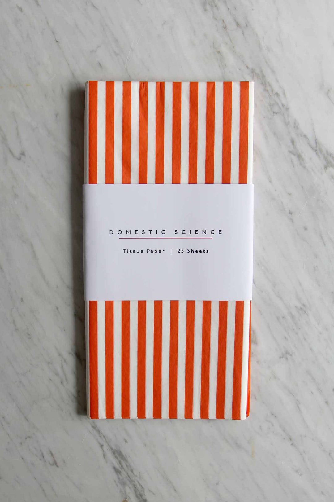 Ministripe Tissue / Orange / 25 Sheets