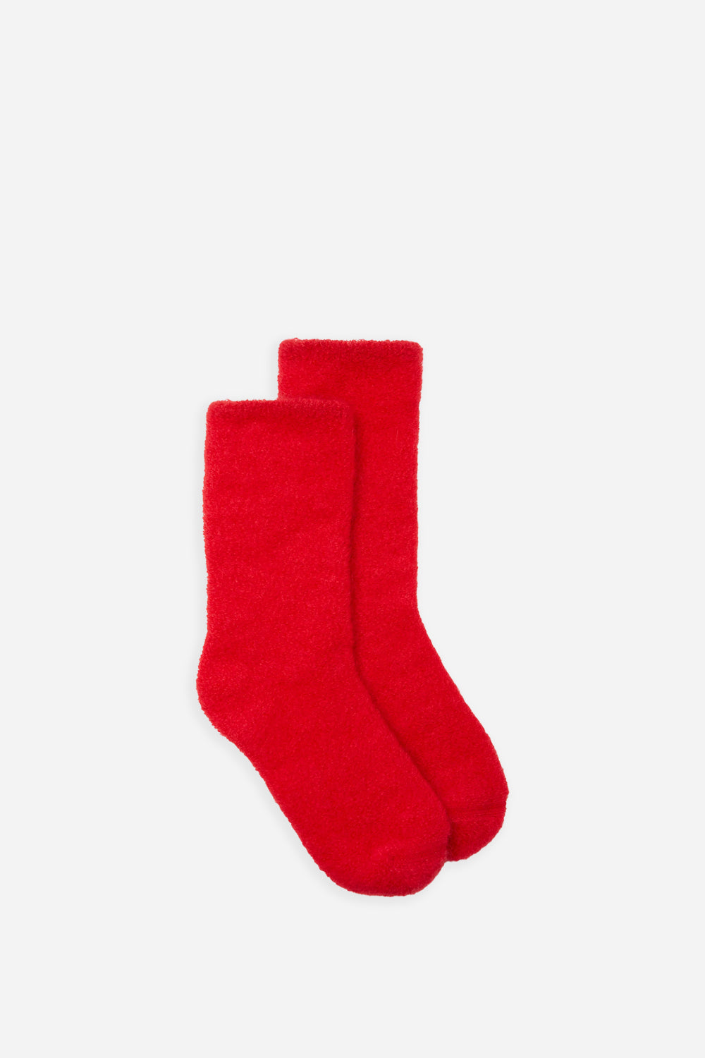 Mohair Ankle Sock / Red