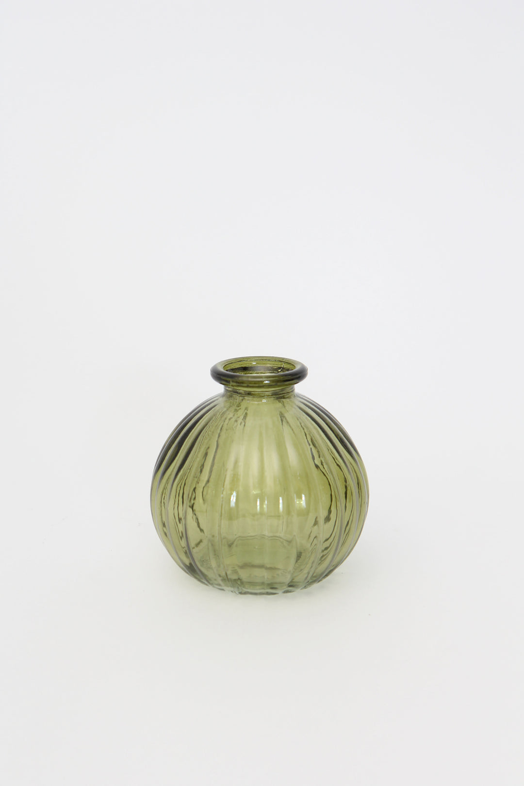 Round Bud Vase / Moss