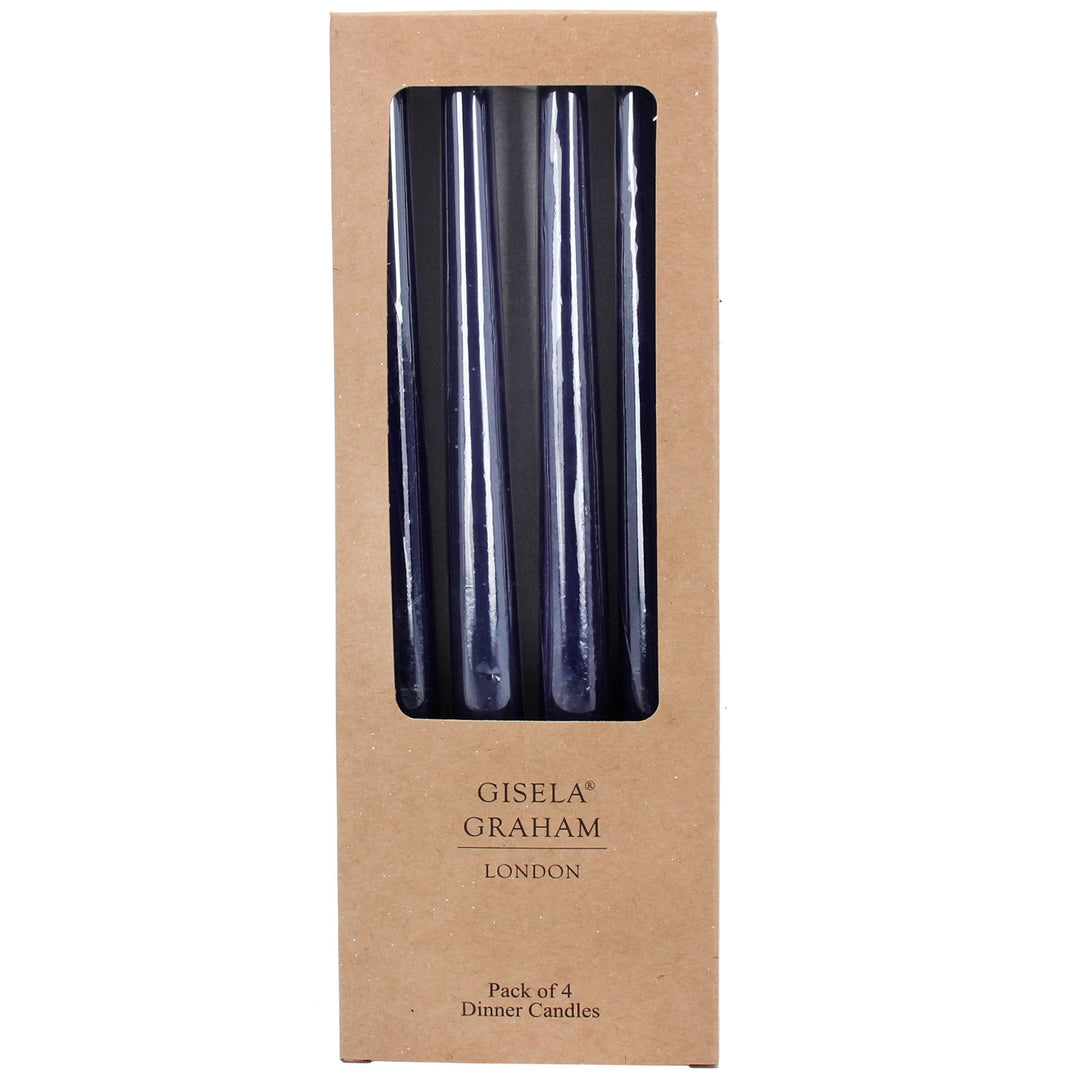 Taper Dinner Candles / Navy Blue