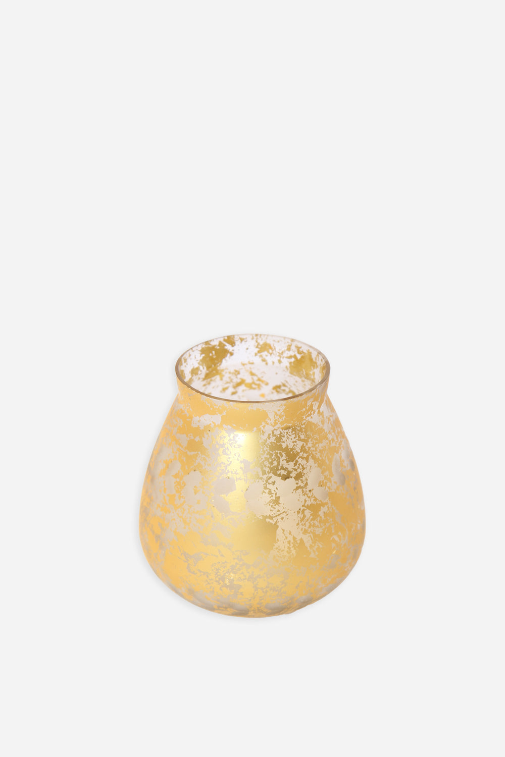 Tea Light Holder / Antique Gold