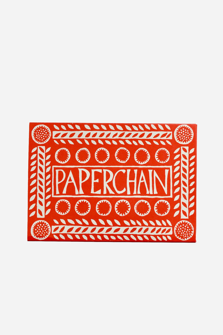 Red 'Paperchain' logo on a white background
