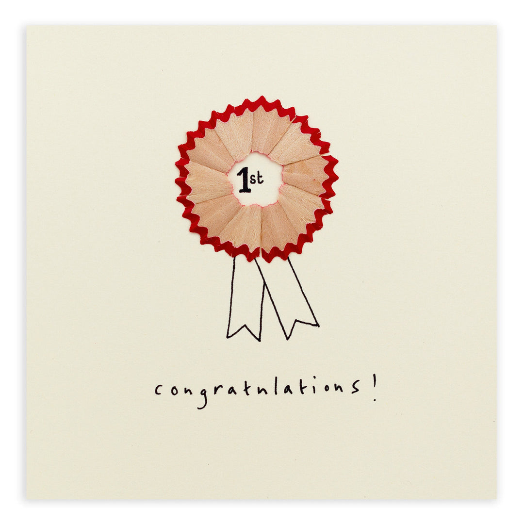 Congratulations Rosette Card