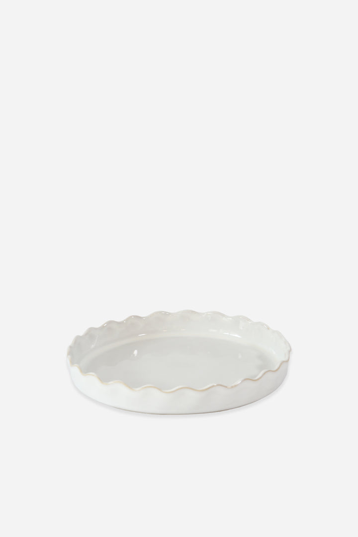 Pie Dish / White Ice