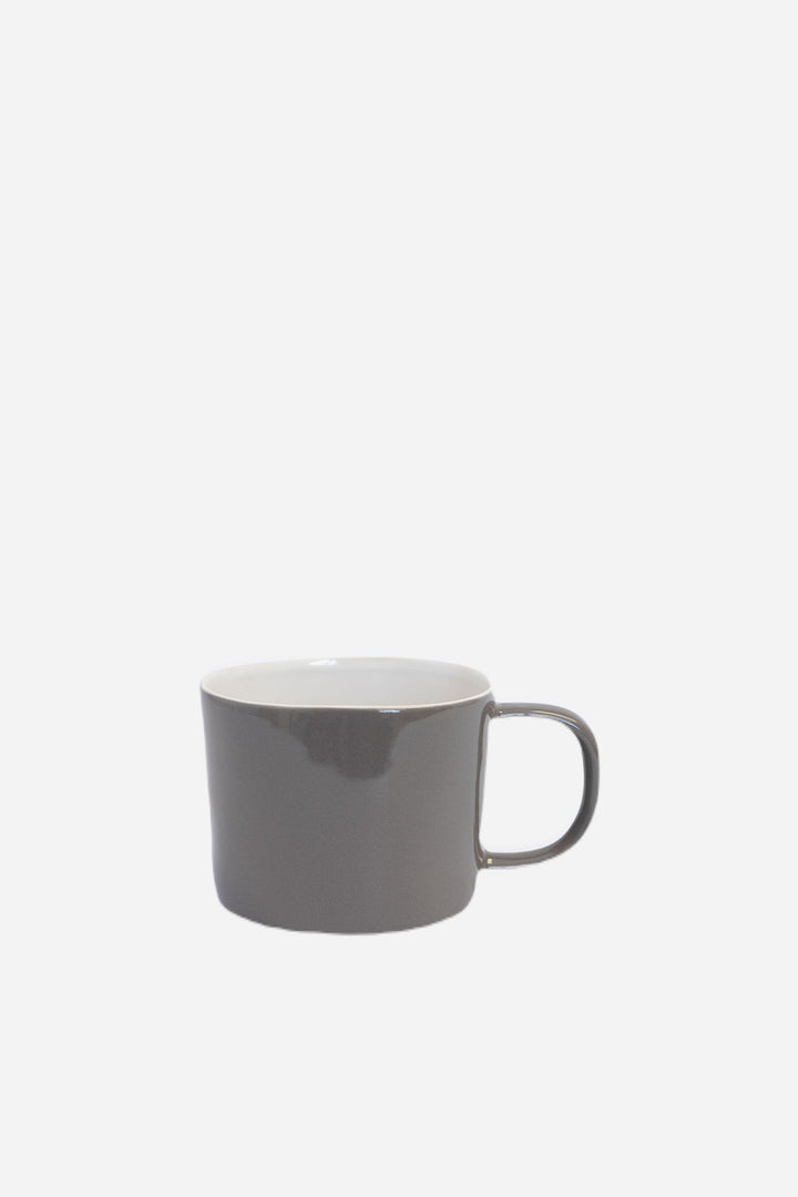 Quail Ceramic Coffee Cup / Charcoal