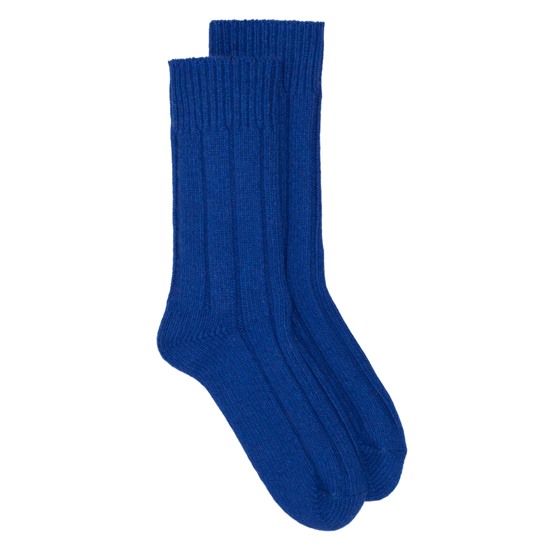Wool Ankle Sock - Blue