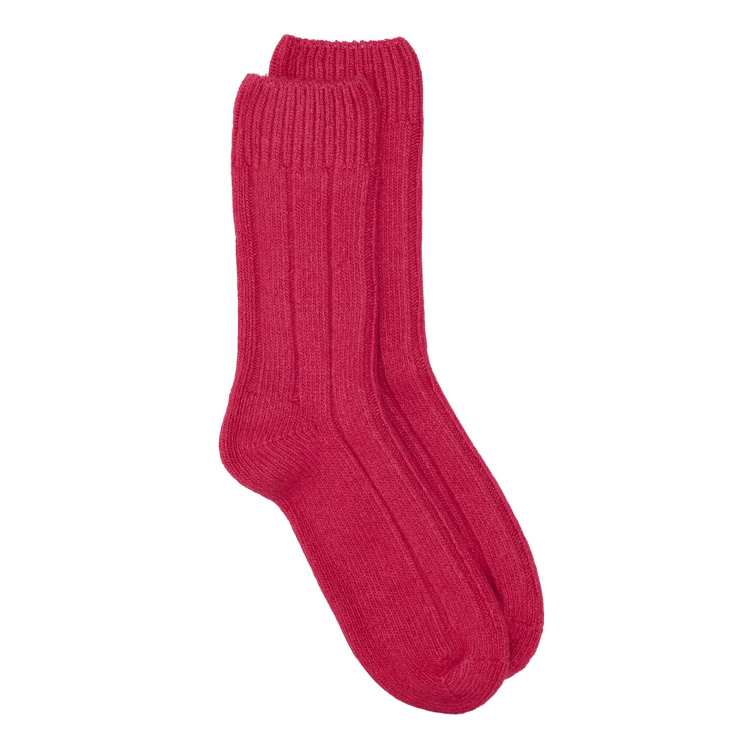 Wool Ankle Sock - Pink