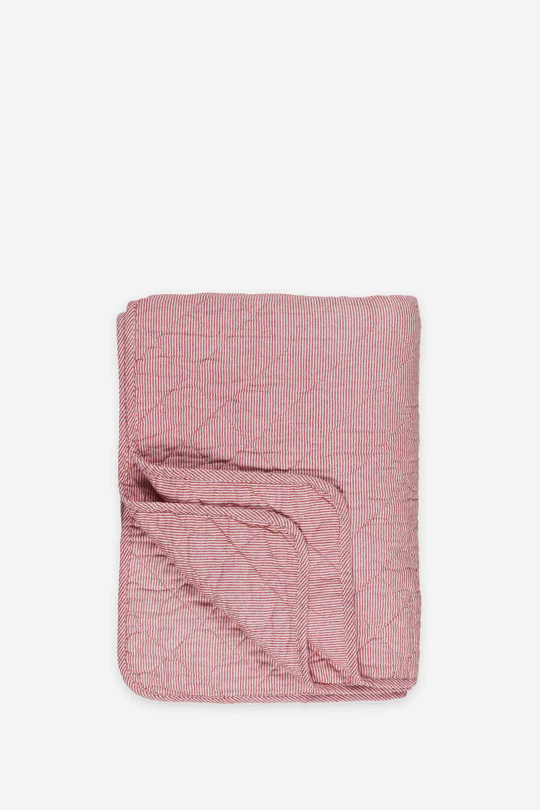Cotton Quilt / Red Stripes