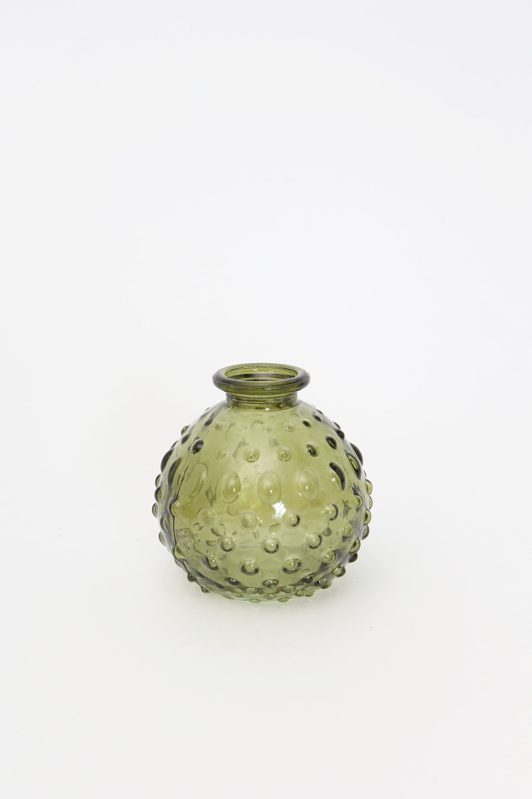 Round Bud Vase Moss / Dotty