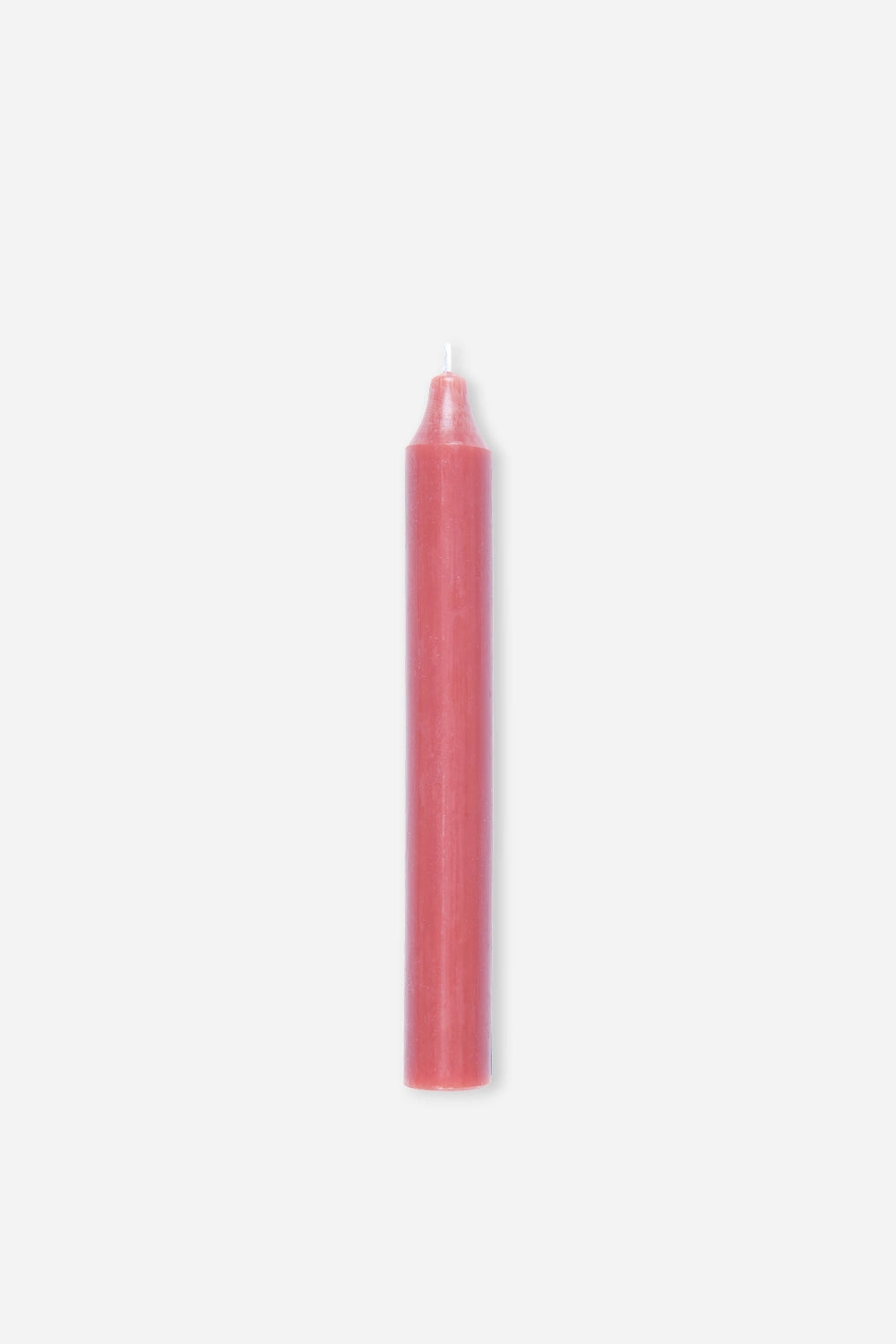 rustic dinner candle coral pink