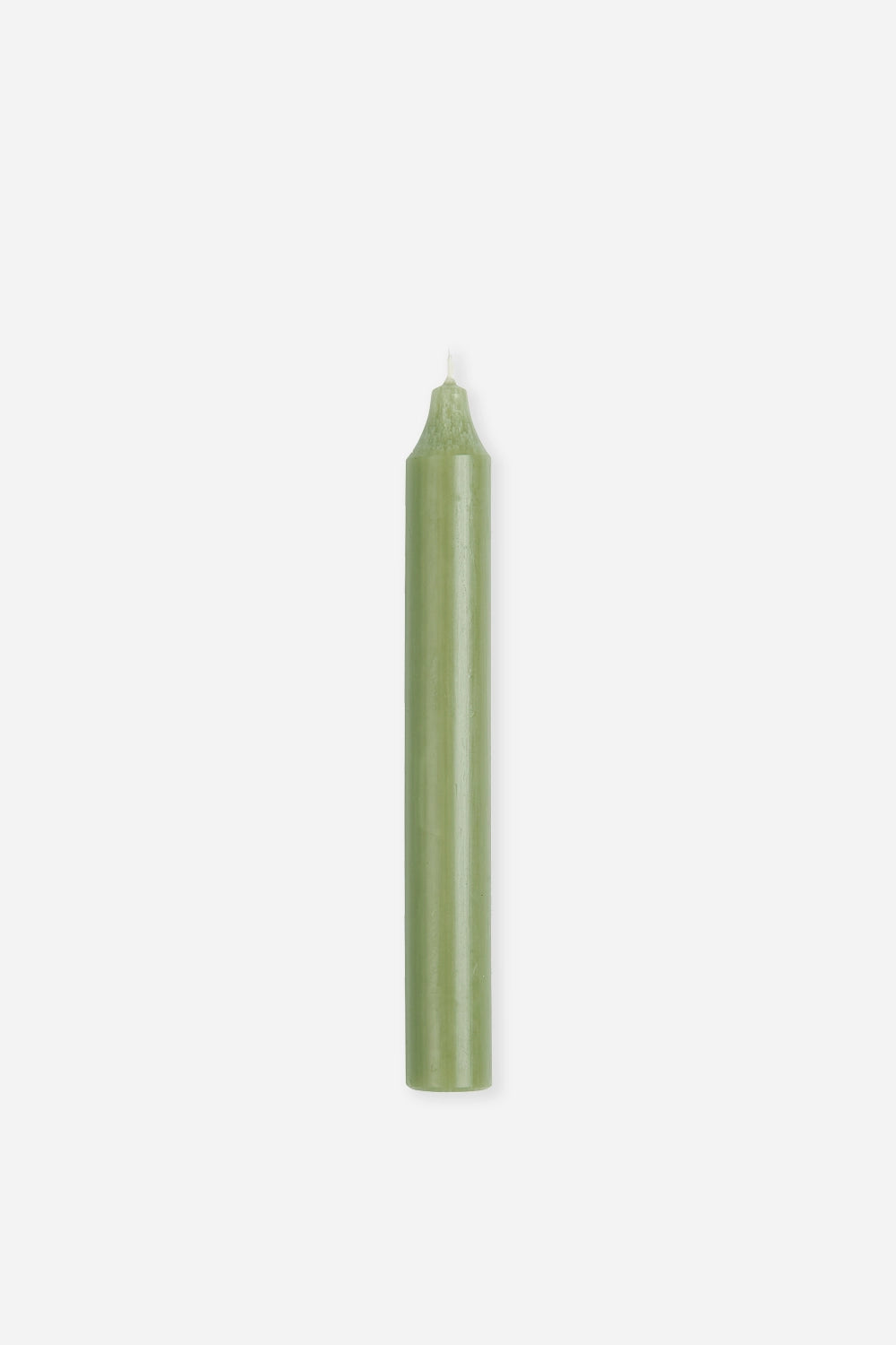 rustic dinner candle dusty green