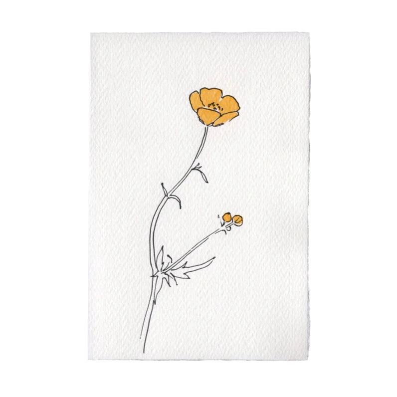 In The Meadow Card / Buttercup