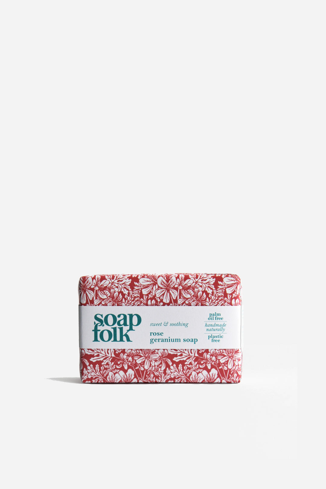 soap folk rose geranium bar of soap