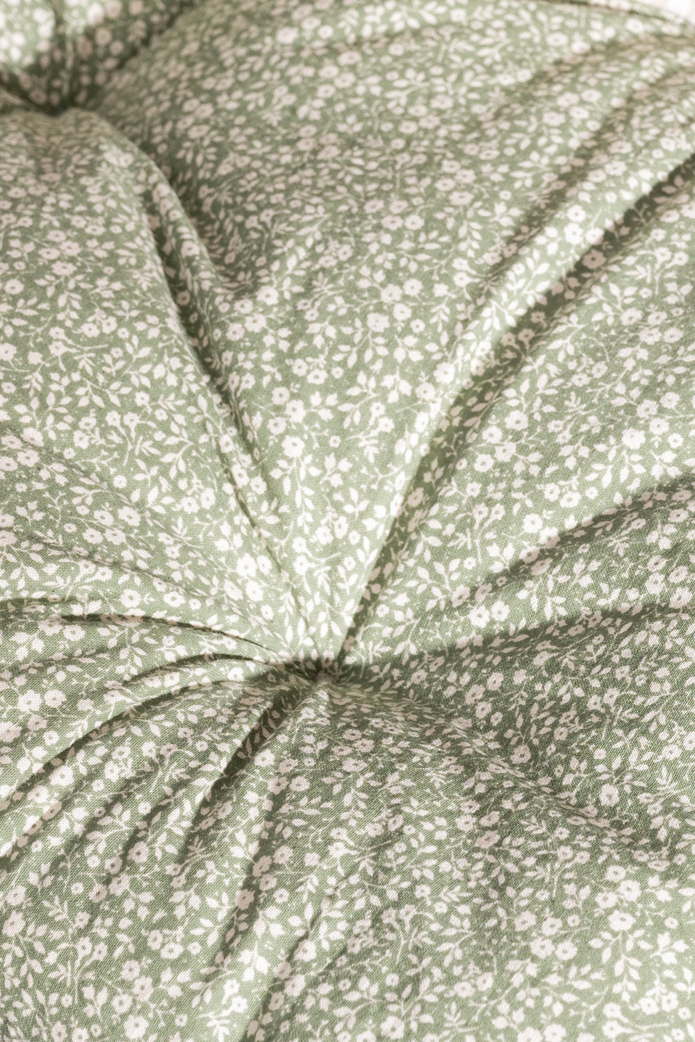 Sofie Green Floral Mattress Cushion