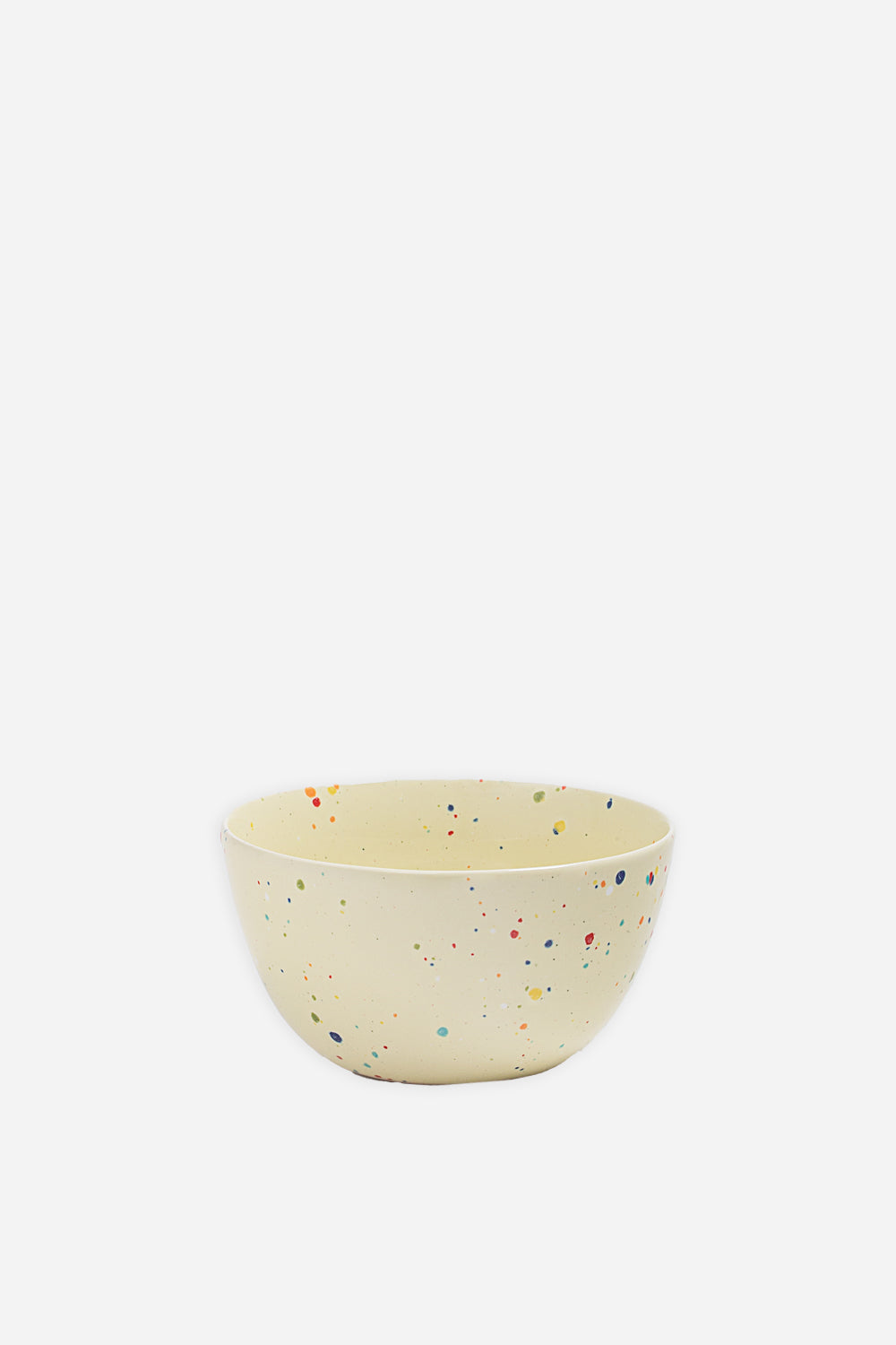 Stoneware Splatter Bowl 16cm / Yellow