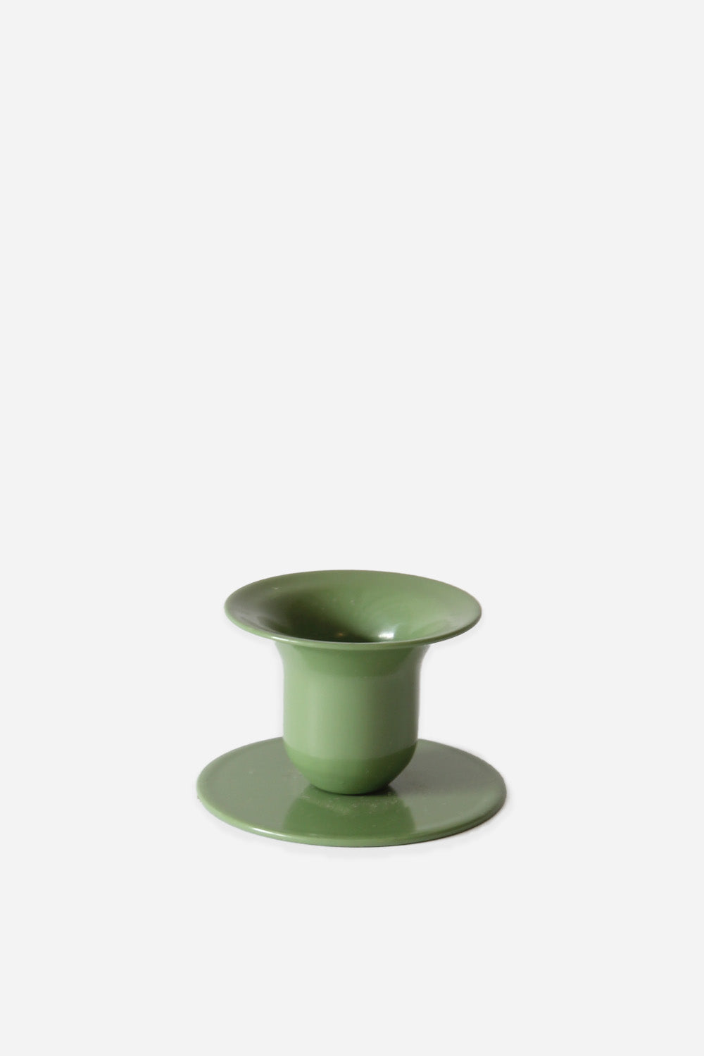 kunstindustrien olive green bell candlestick