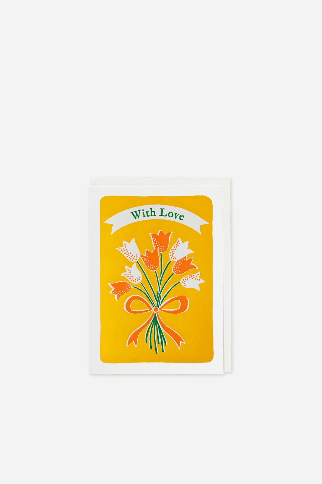 tulips with love card