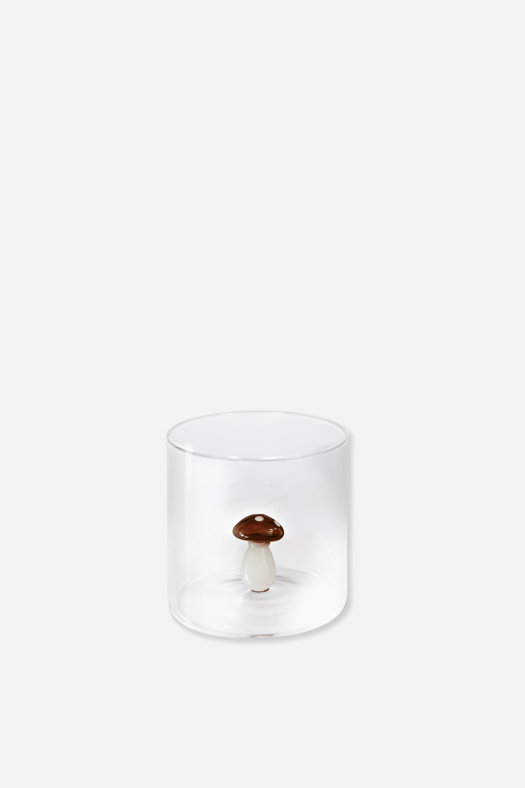 Glass Borosilicate Tumbler / Mushroom