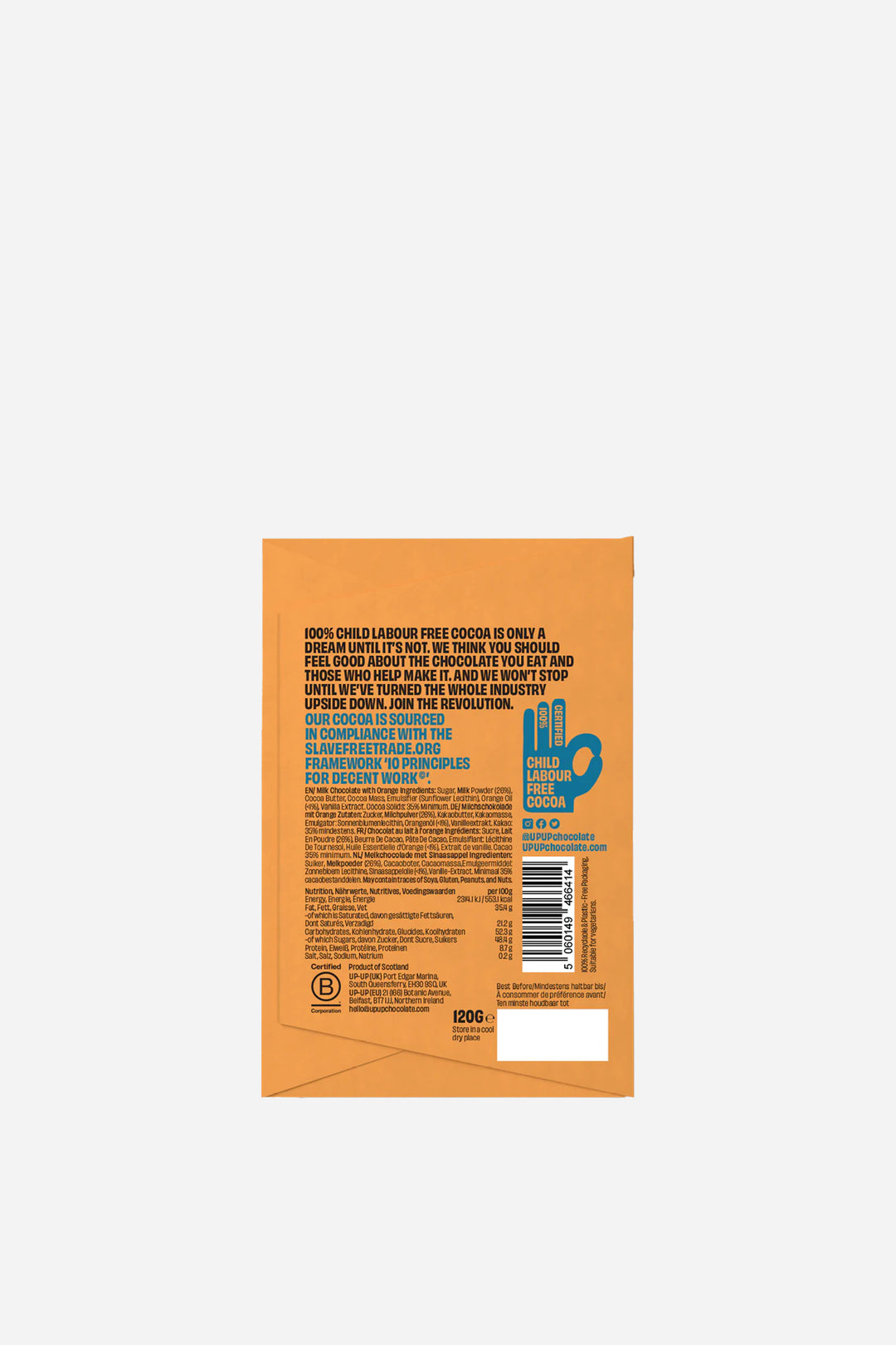 Up Up Sweet Orange Milk Chocolate