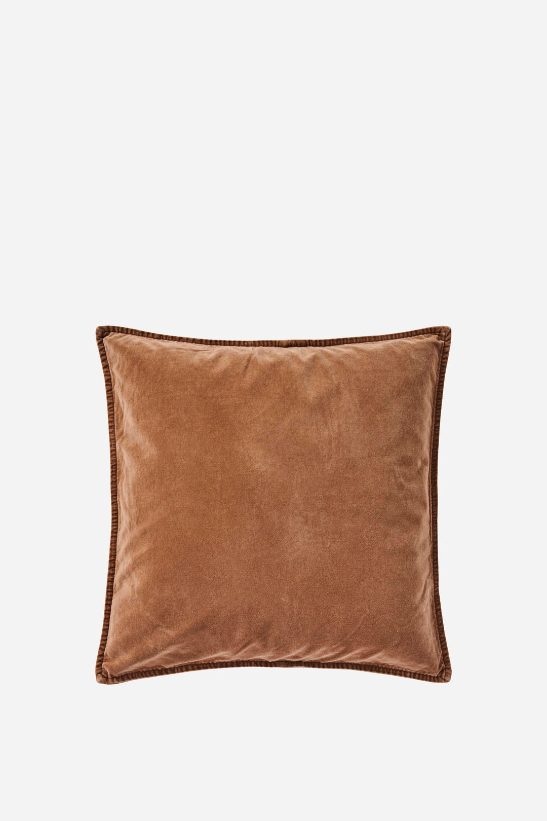Velvet Square Cushion / Camel