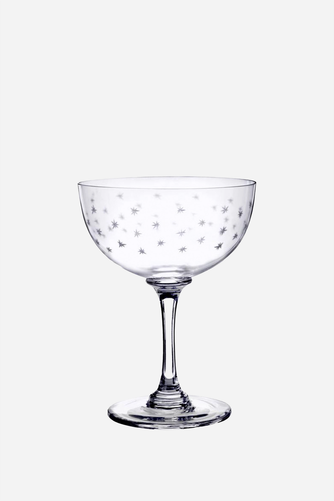 Pair of Champagne Saucers / Stars - Domestic Science Home