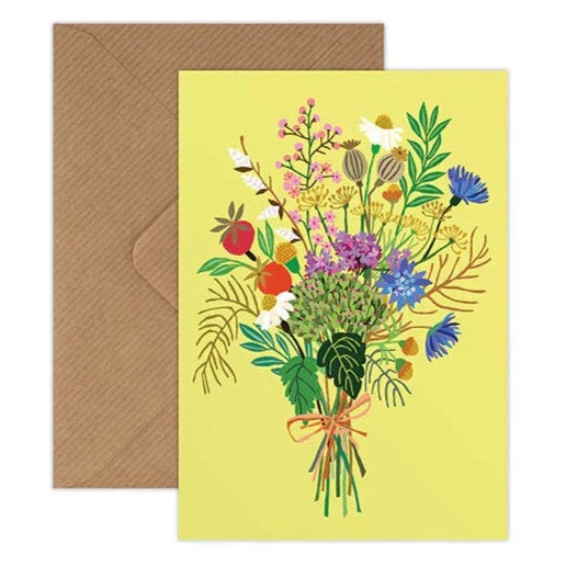 Wild Posy Greeting Card
