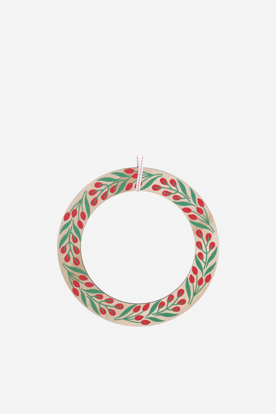 Wooden Alpine Rosehip Wreath