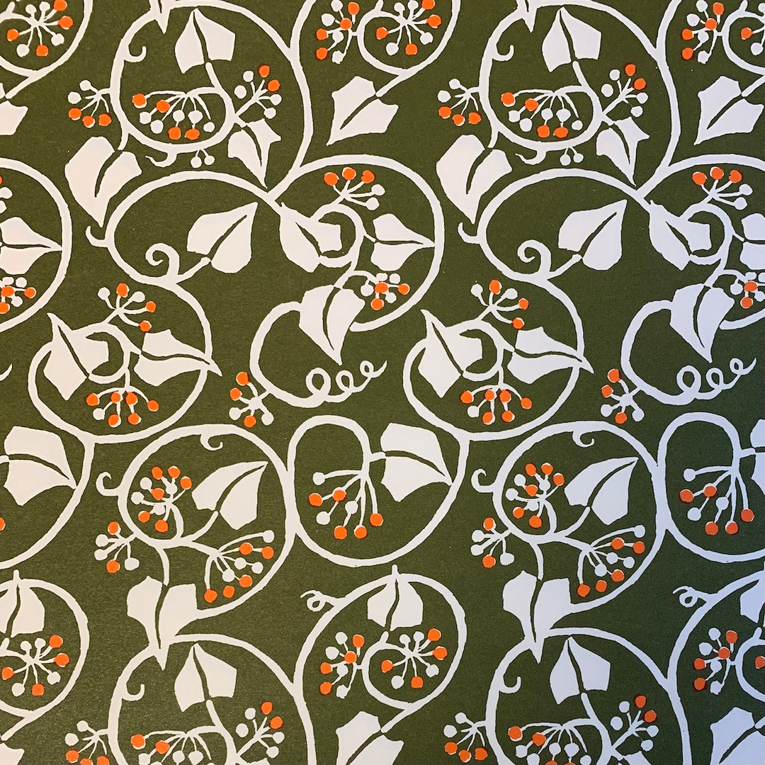 Wrap Threadwork Ivy / Swamp Green & Orange