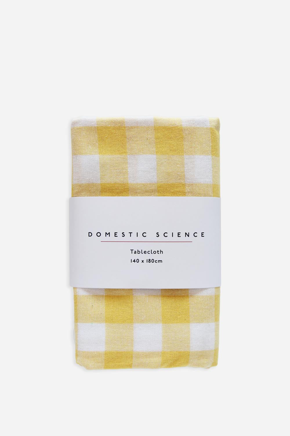 Gingham Tablecloth / Yellow 140 X 180cm