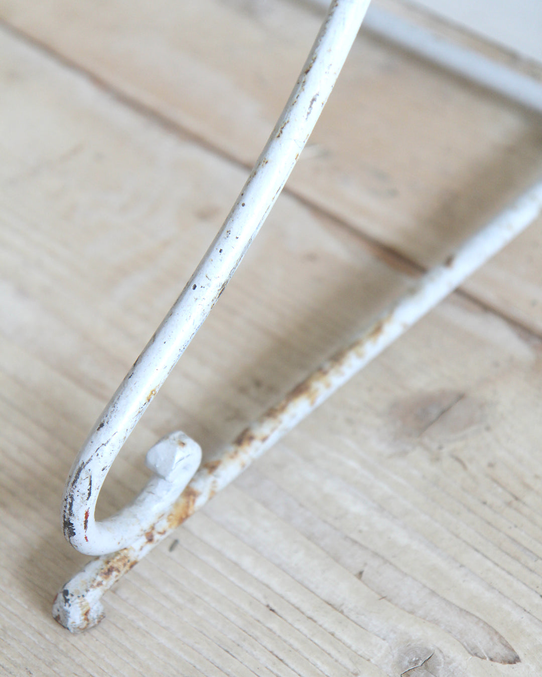 Zinc Topped Demi Lune Table