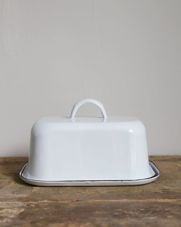 Enamel Butter Dish - Domestic Science Home