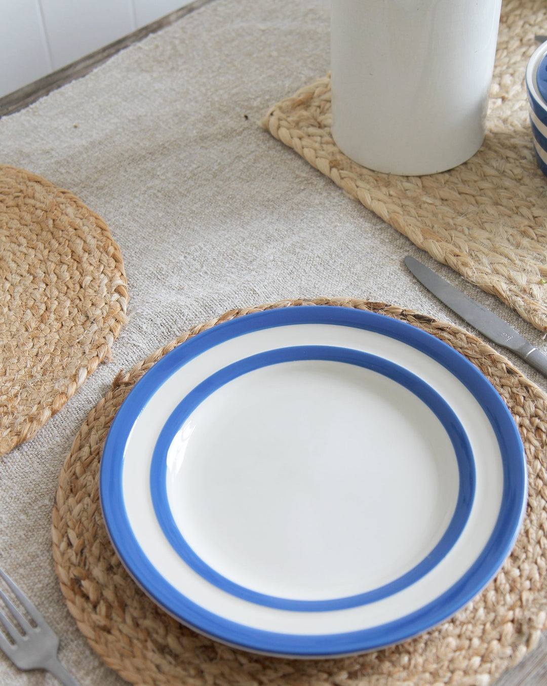 Cornishware Lunch Plate 24.5cm / Blue
