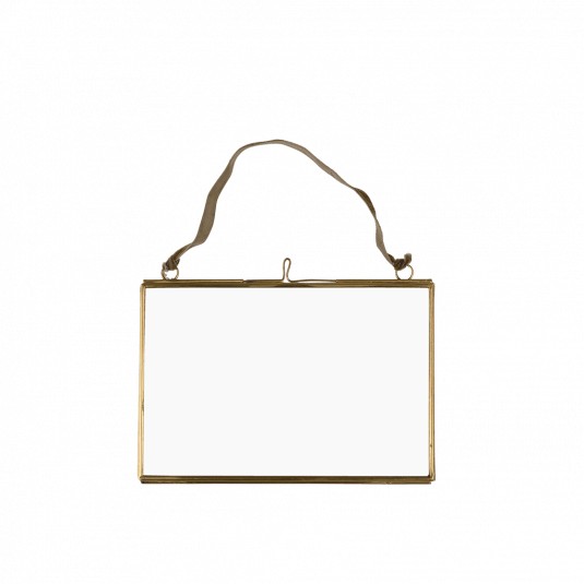 Hanging Brass Frame Landscape 15x10cm