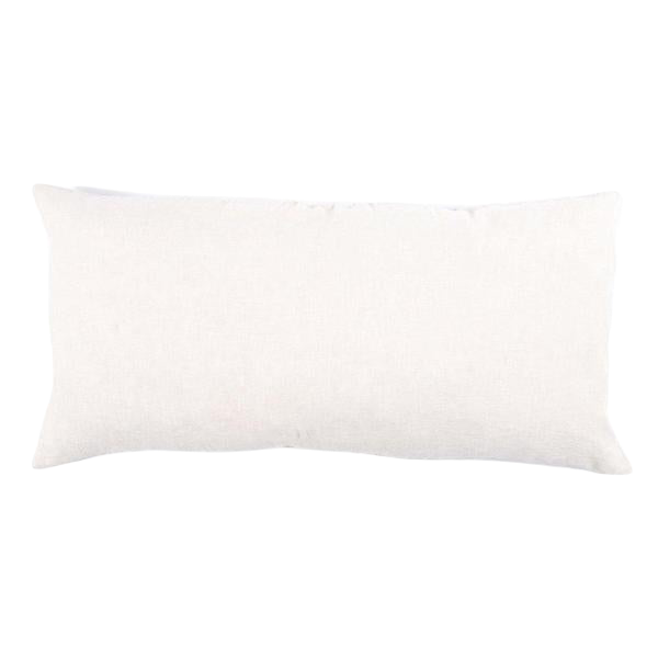 Linen Bolster Cushion / White Domestic Science Home