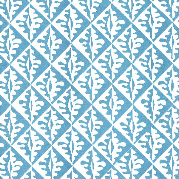 Wrap Oak Leaves / Bright Blue