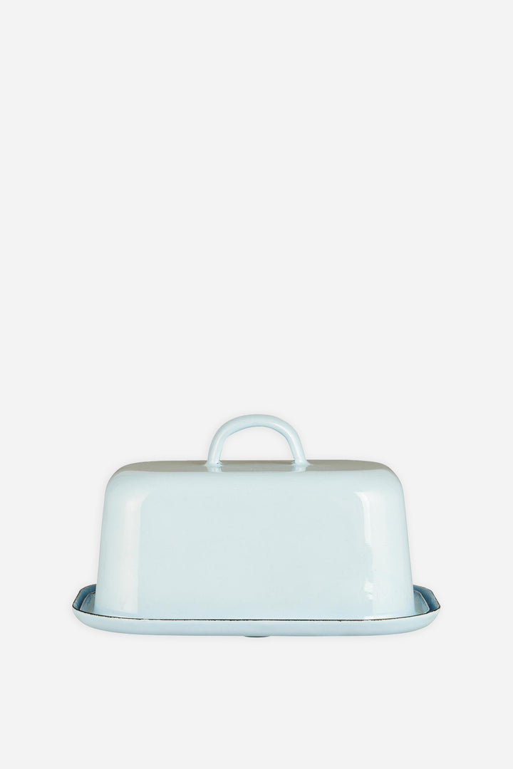 Enamel Butter Box / Light Blue