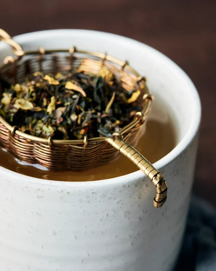 Tea strainer / Presentation Gold
