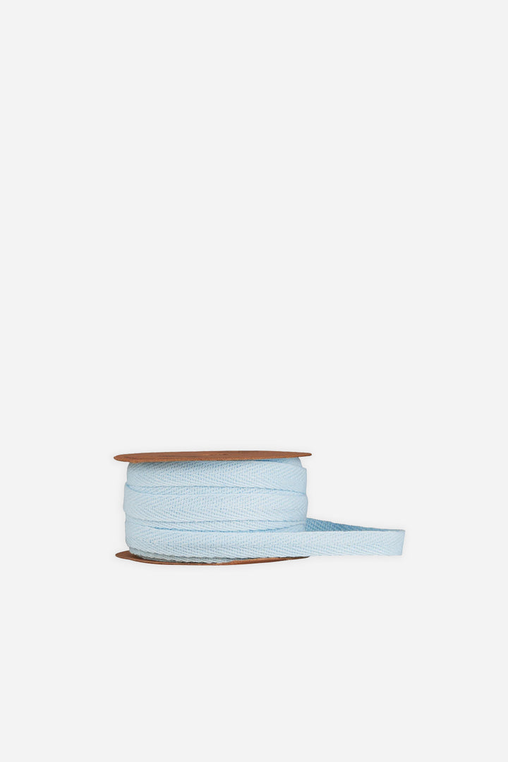 Cotton Ribbon On Spool 5m / Light Blue