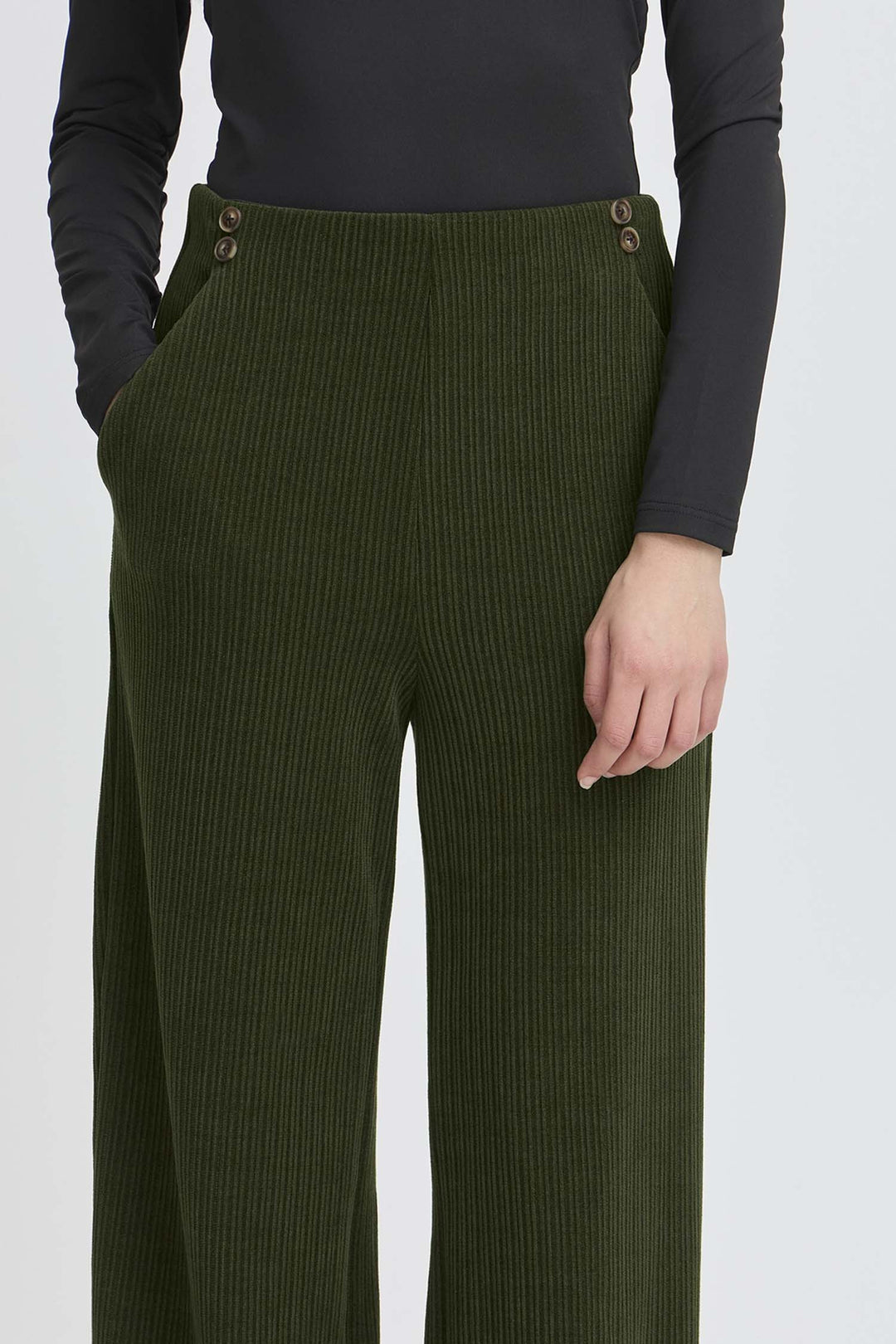 Ihkate Corduroy Trousers / Rifle Green
