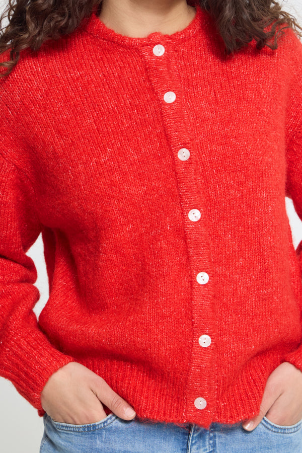 Ihbelablue Cardigan Poinsettia