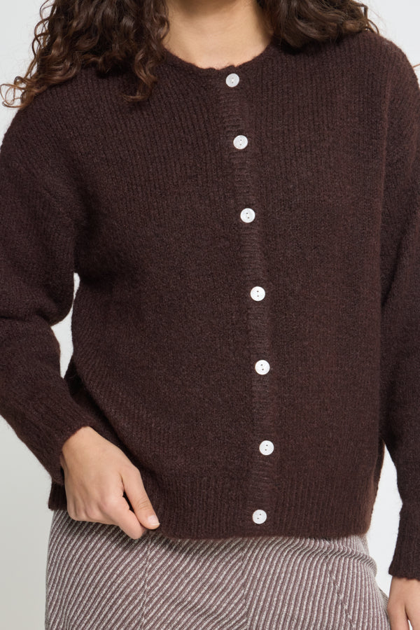 Ihbelablue Cardigan Chicory Coffee