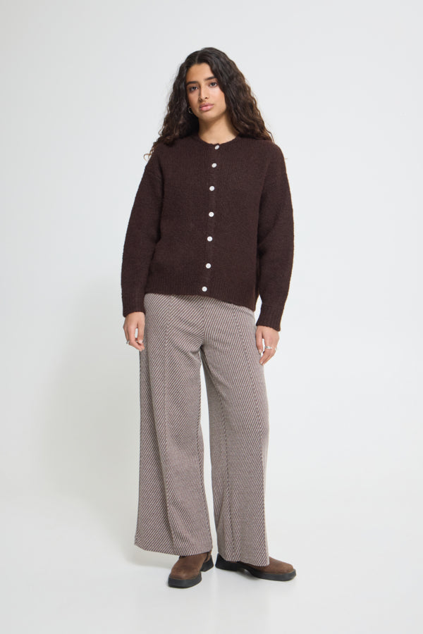 Ihbelablue Cardigan Chicory Coffee