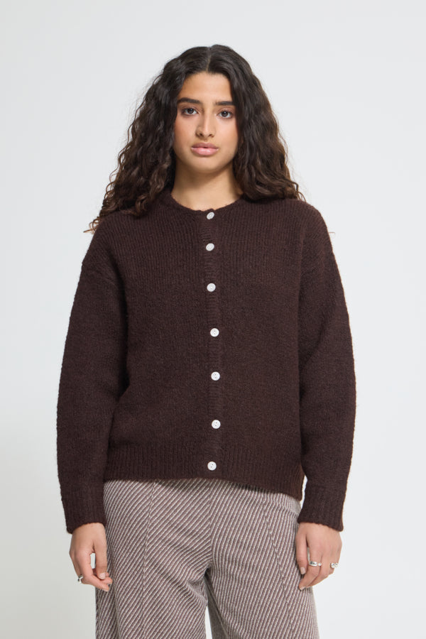 Ihbelablue Cardigan Chicory Coffee