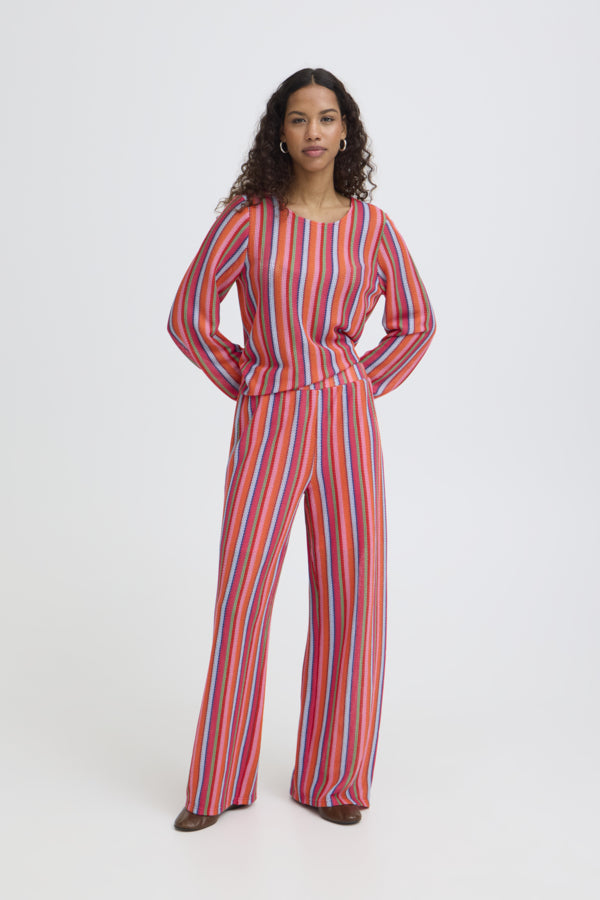Ihlibella Trousers / Multi Stripe
