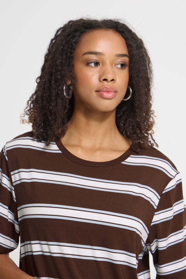 Ihrebetta Ss T-Shirt Chicory Coffee