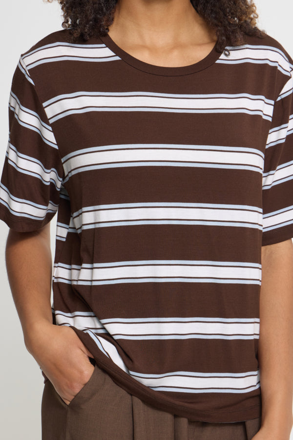 Ihrebetta Ss T-Shirt Chicory Coffee