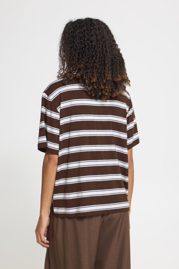 Ihrebetta Ss T-Shirt Chicory Coffee