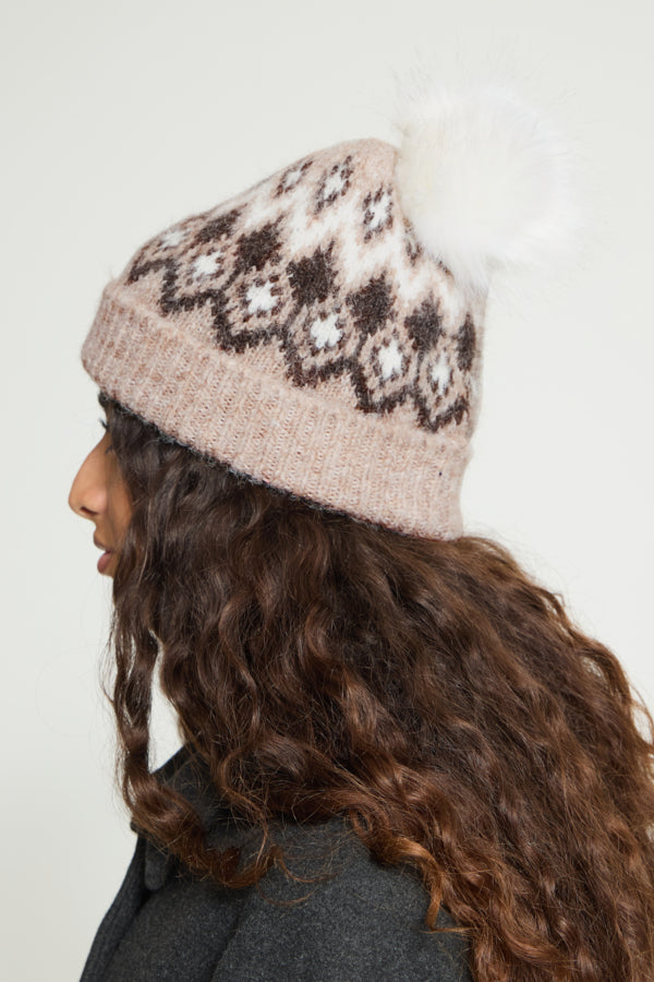 Ialiv Bobble Hat / Toasted Coconut