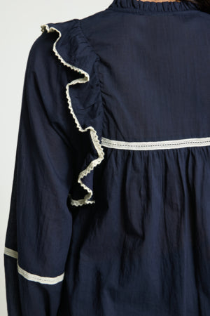 Ihvoilana Blouse / Maritime Blue