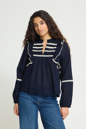 Ihvoilana Blouse / Maritime Blue